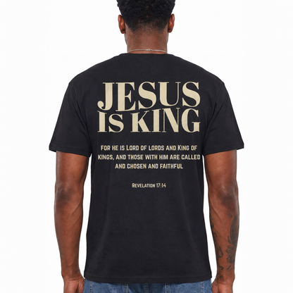 Jesus Is King Shirt Christian Bible Verse Graphic Tee Faith Gift For Men And Women