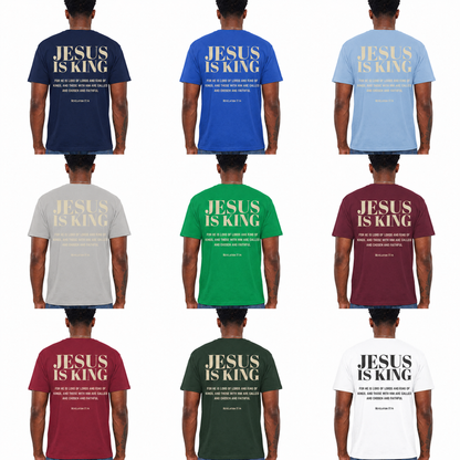Jesus Is King Shirt Christian Bible Verse Graphic Tee Faith Gift For Men And Women