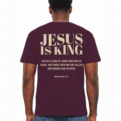 Jesus Is King Shirt Christian Bible Verse Graphic Tee Faith Gift For Men And Women