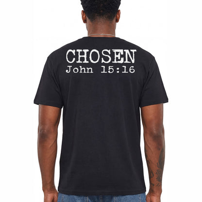 Chosen John 15 16 Shirt Christian Faith Graphic Tee Bible Verse Gift For Men