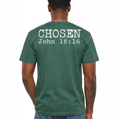 Chosen John 15 16 Shirt Christian Faith Graphic Tee Bible Verse Gift For Men