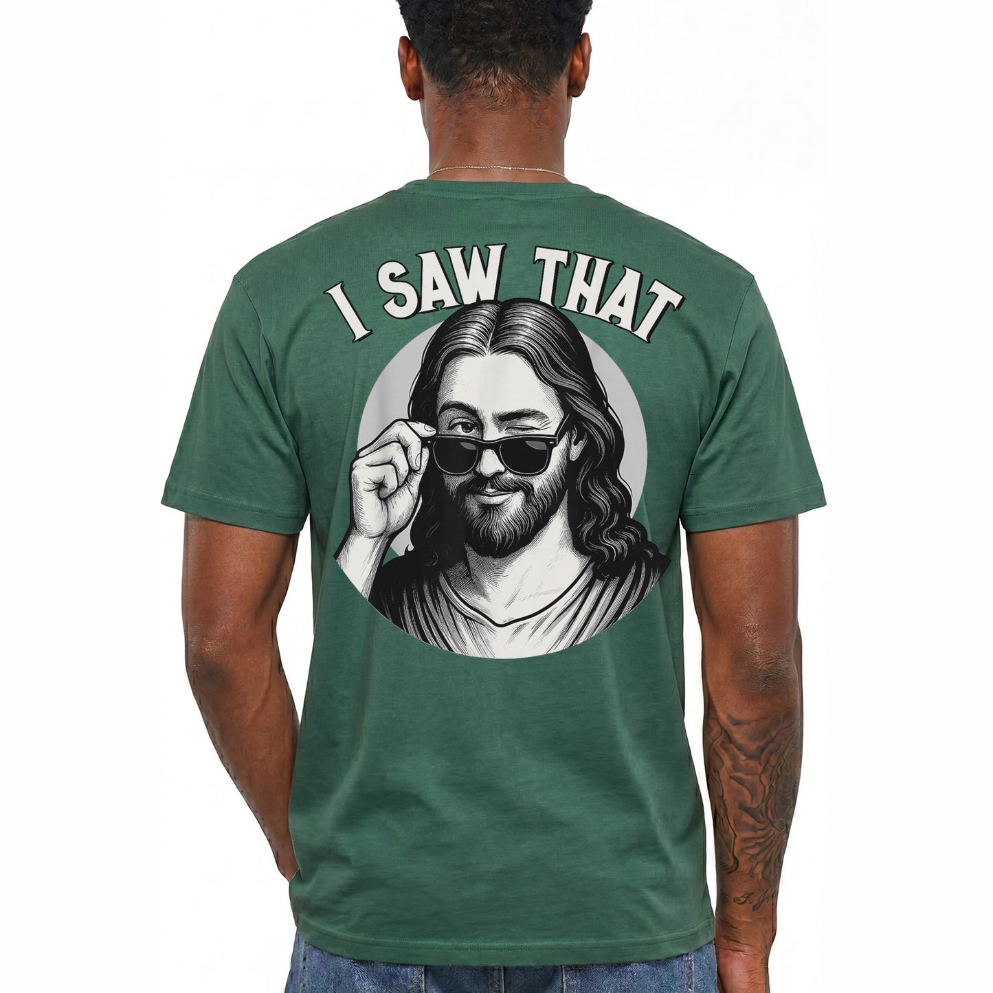 Jesus I Saw That Shirt Funny Christian Meme Graphic Tee Faith Gift For Men