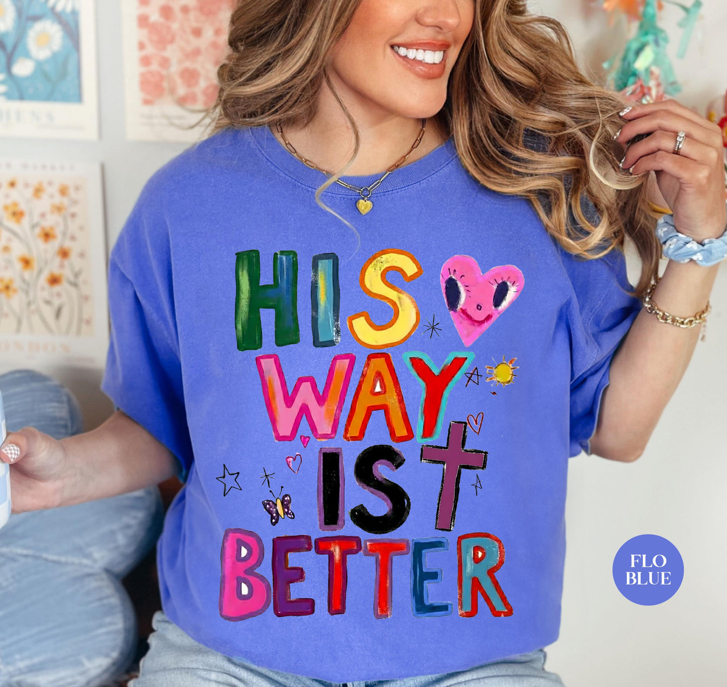 His Way Is Better Comfort Colors® Shirt | Christian Christianity Faith Shirt | Religious Apparel God Jesus Y2K Tee Shirt