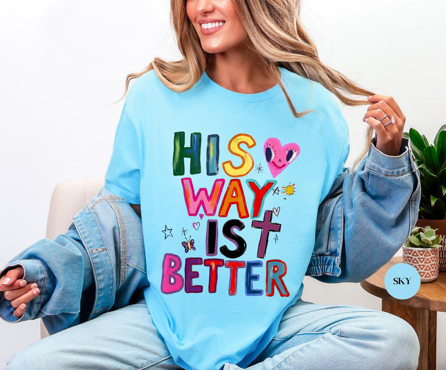His Way Is Better Comfort Colors® Shirt | Christian Christianity Faith Shirt | Religious Apparel God Jesus Y2K Tee Shirt
