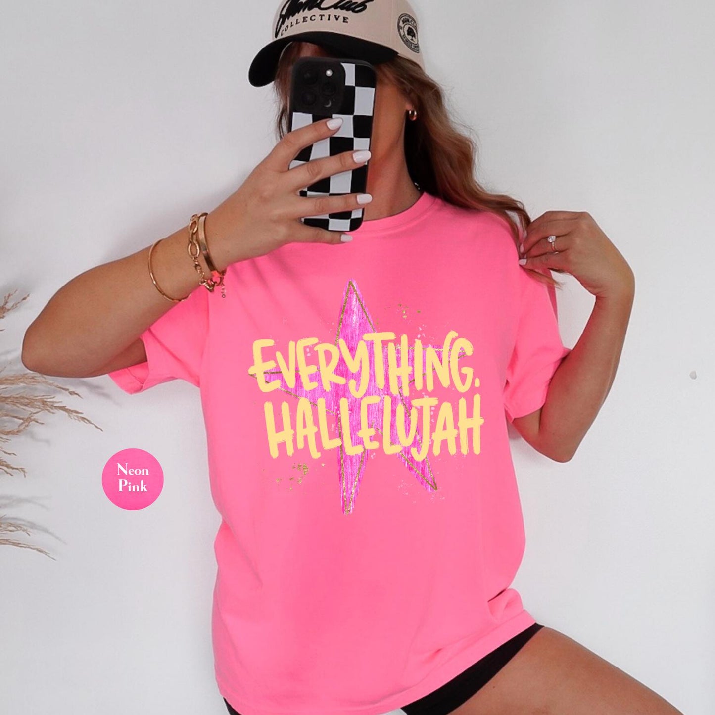 Everything Hallelujah Comfort Colors® Shirt | Hallelujah Tee Tshirt | Everything Hallelujah Faith Shirt | Christianity Jesus Tee Shirt