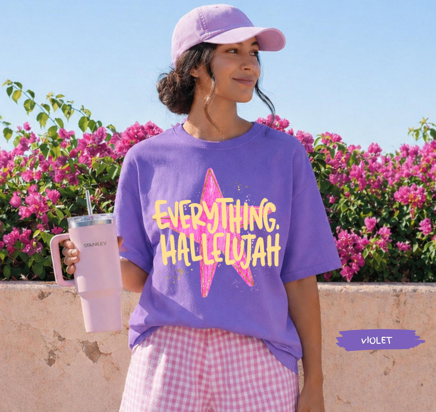 Everything Hallelujah Comfort Colors® Shirt | Hallelujah Tee Tshirt | Everything Hallelujah Faith Shirt | Christianity Jesus Tee Shirt