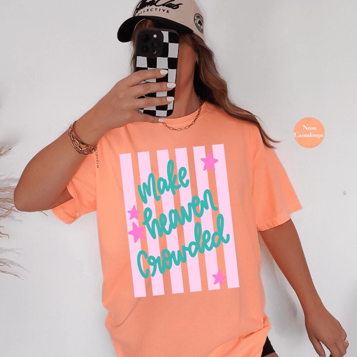 Make Heaven Crowded Comfort Colors® Shirt | Christian Faith Tshirt Shirt | Christianity Inspired Shirt | Church Shirt Tee | Godly Tee