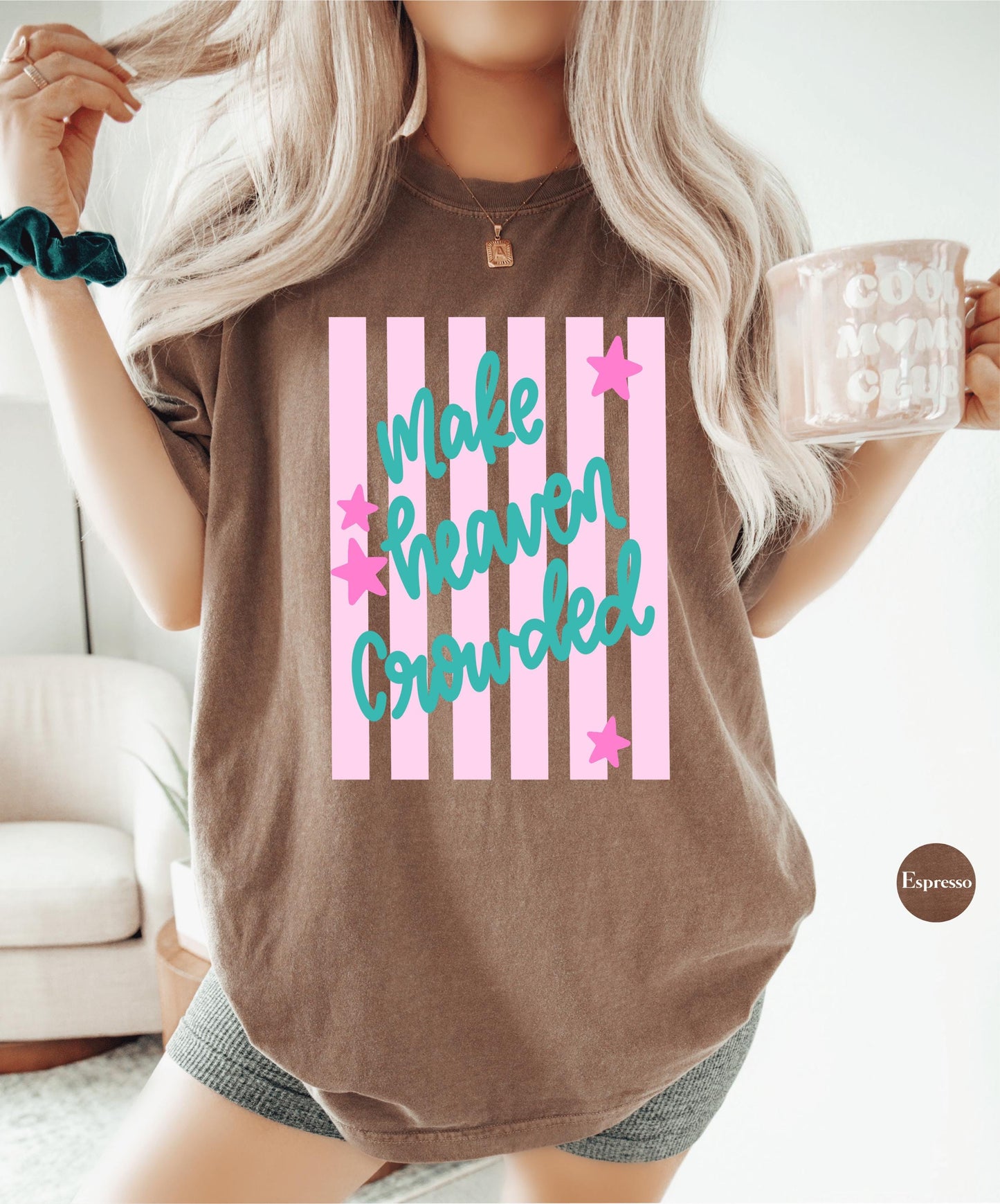 Make Heaven Crowded Comfort Colors® Shirt | Christian Faith Tshirt Shirt | Christianity Inspired Shirt | Church Shirt Tee | Godly Tee