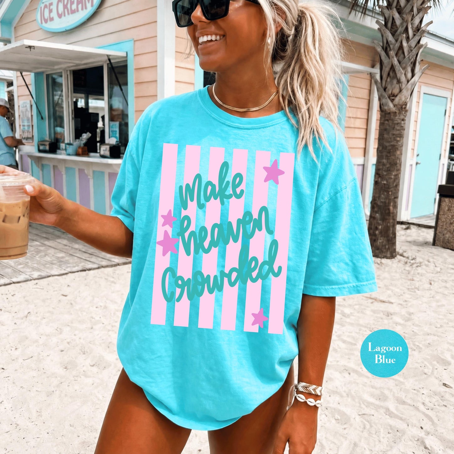 Make Heaven Crowded Comfort Colors® Shirt | Christian Faith Tshirt Shirt | Christianity Inspired Shirt | Church Shirt Tee | Godly Tee