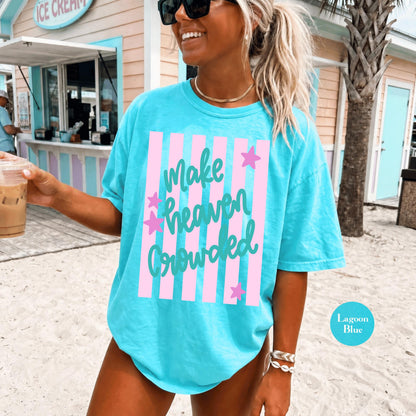 Make Heaven Crowded Comfort Colors® Shirt | Christian Faith Tshirt Shirt | Christianity Inspired Shirt | Church Shirt Tee | Godly Tee
