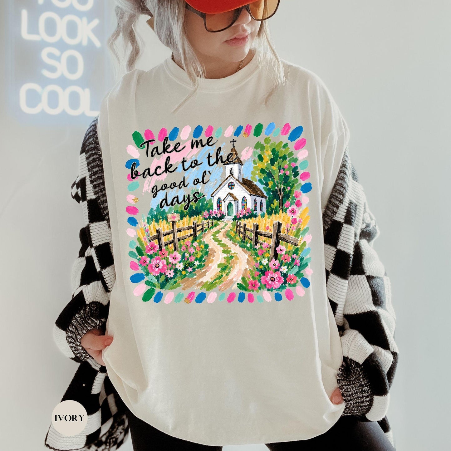 Take Me Back To The Good Ol Days Comfort Colors® Shirt | Church Shirt | Faith Christian Tee TShirt | Christianity Catholic Jesus Godly Tee