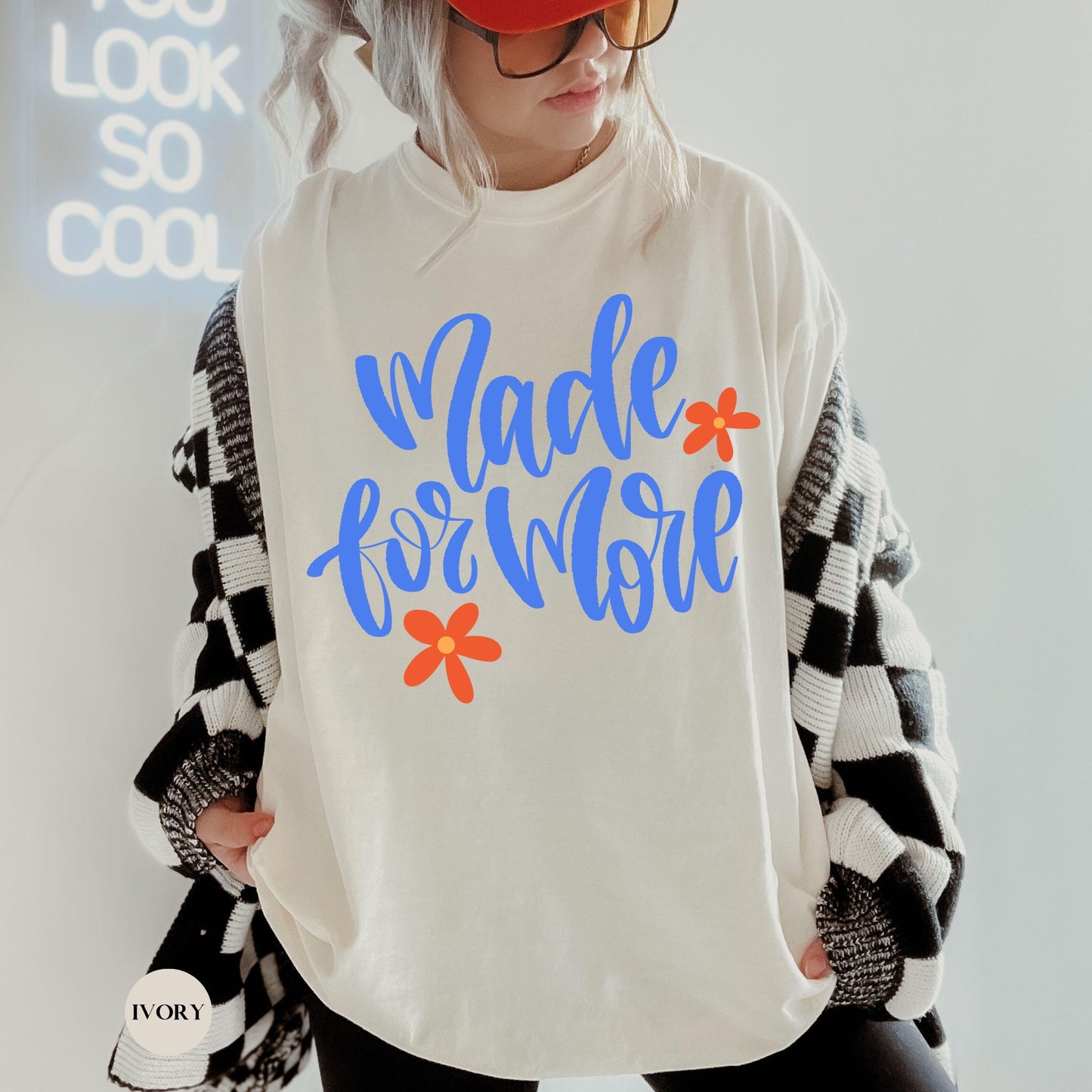 Made For More Comfort Colors® Shirt | Jesus Christian Faith TShirt | Christianity Godly Tee | Church Meeting Camp Shirt Tee