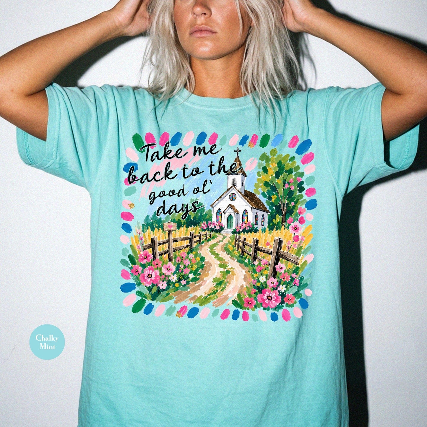 Take Me Back To The Good Ol Days Comfort Colors® Shirt | Church Shirt | Faith Christian Tee TShirt | Christianity Catholic Jesus Godly Tee