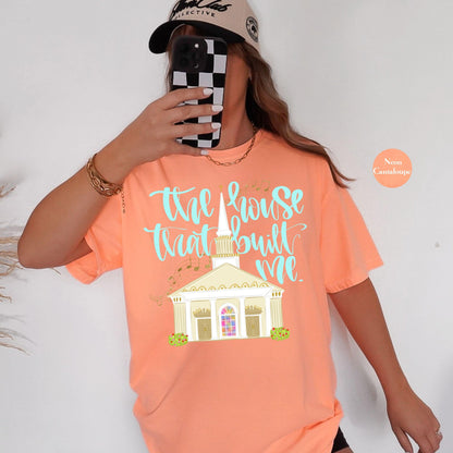 The House That Built Me Comfort Colors® Shirt | Jesus Christian Faith TShirt | Christianity Godly Tee | Church Meeting Camp Shirt Tee