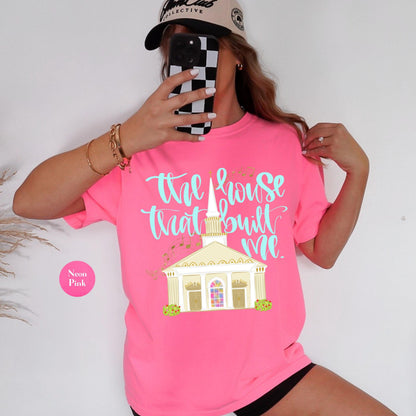 The House That Built Me Comfort Colors® Shirt | Jesus Christian Faith TShirt | Christianity Godly Tee | Church Meeting Camp Shirt Tee