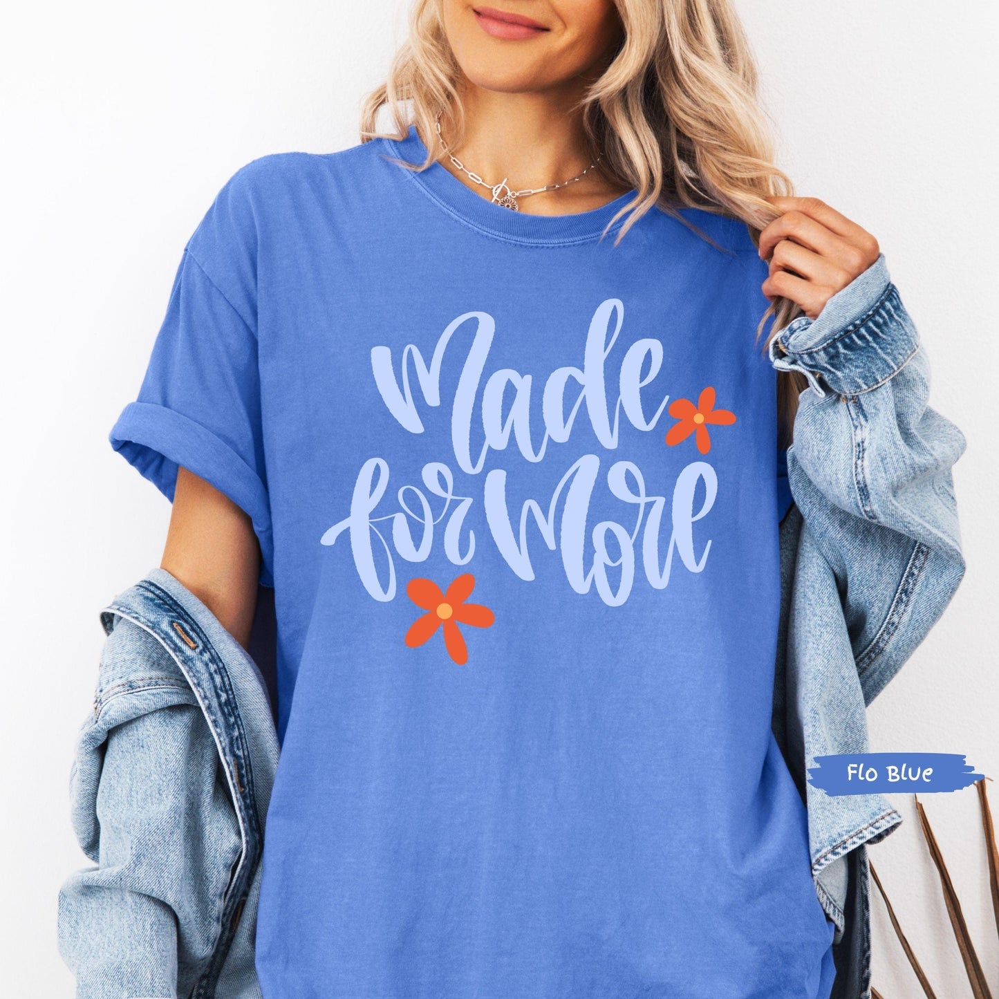 Made For More Comfort Colors® Shirt | Jesus Christian Faith TShirt | Christianity Godly Tee | Church Meeting Camp Shirt Tee