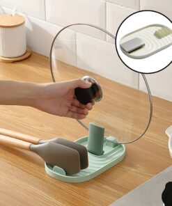 Green Spoon Rest Holder Kitchen Cooking Tools
