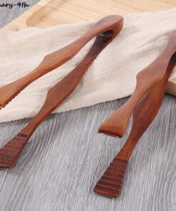 Alternative view of Bamboo Cooking Kitchen Tongs Food BBQ Tool