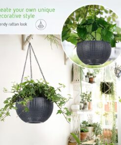 Alternative view of 2PCS Self Watering Hanging Flower Planters Pot