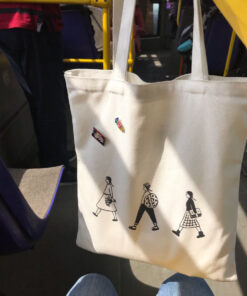 Alternative view of Eco Foldable Reusable Shopping Bags Canvas Tote Bag