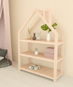 Alternative view of 3 Tier Solid Wood Creative Home Storage Rack