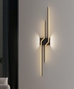 Art Long Gold Black White New Modern LED Wall Lights