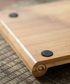 Alternative view of Bamboo Tray Rectangular Japanese Bamboo Wood Home Tea Tray