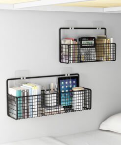 Alternative view of Black Wall Mounted Shelf Rack Home Accessories
