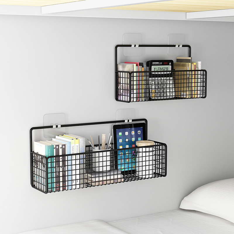Black Wall Mounted Shelf Rack Home Accessories - Image 2