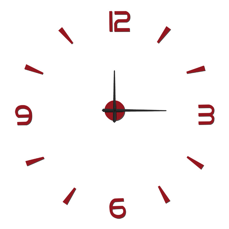 Creative Luminous Silent Stereo Acrylic Wall Clock - Image 2