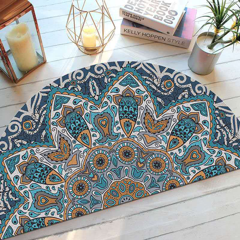 Boho Style Entrance Doormat Anti Slip Floor Mat