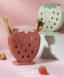 Alternative view of Plastic Strawberry Chopstick holder Kitchen Cutlery Storage Racks