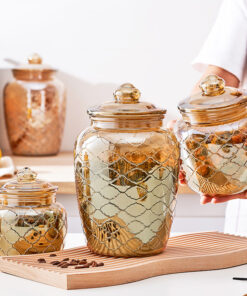 Household Airtight Jar Food Grade Storage Glass Bottle Pickle Jar