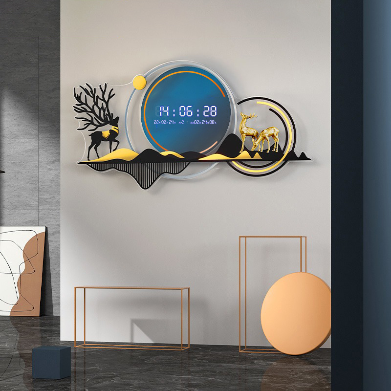 Light Luxury Art Simple Creative Decoration Wall Clock - Image 3