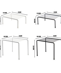 Alternative view of Iron Kitchen Storage Rack Closet Shelf Dish Drying Rack