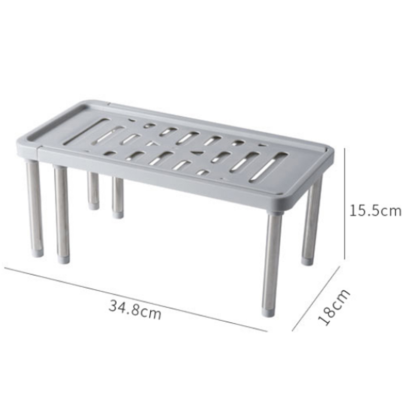 Kitchen Cabinet Storage Shelf Home Retractable Stackable Spice Rack Fit - Image 7