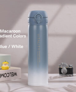 Korean Gradient Color Portable Stainless Steel Insulation Tumbler