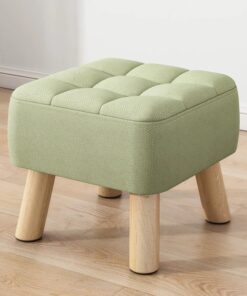 Living Room Chairs Vanity Stool Wooden Green