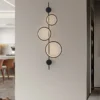 Modern Interior Led Wall Light Creative Round Black