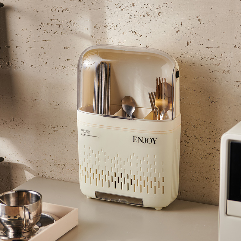 Multifunctional Spoon Fork Chopstick Storage Holder - Image 2