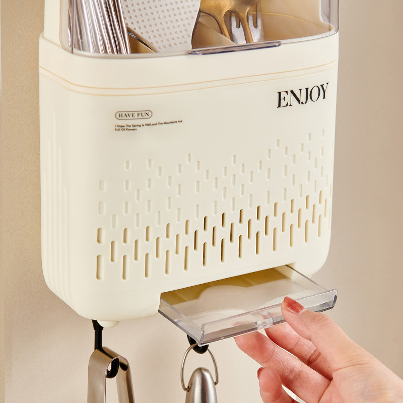 Multifunctional Spoon Fork Chopstick Storage Holder - Image 4