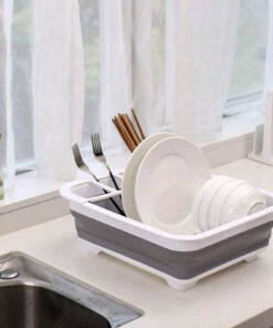 Alternative view of New Foldable Dish Rack Kitchen Drainer Tool