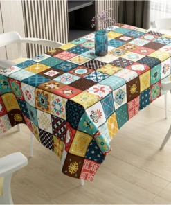 Mandala Ethnic Style Digital Printing Tablecloth
