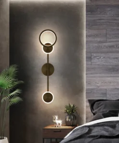 Nordic Copper Wall Lamps Hallway Interior, Style B