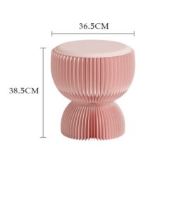 Alternative view of Nordic Folding Stool Mobile Coffee Tables Pink