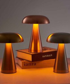 Nordic Led Gold Table Rechargeable Desktop Night Lights