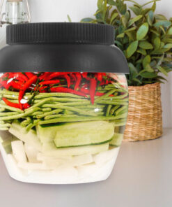PET Plastic Pickle Jar Seal Kimchi Packaging Can