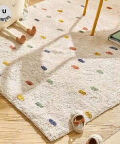 White Plush Rug For Living Room