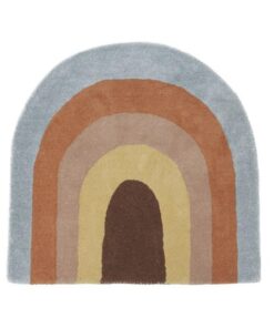 Alternative view of Rainbow Tassel Rugs Kids Room Floor Carpet Thick