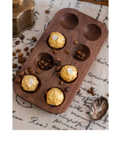 Alternative view of Solid Wood Egg Storage Box Lattice Egg Rack Home